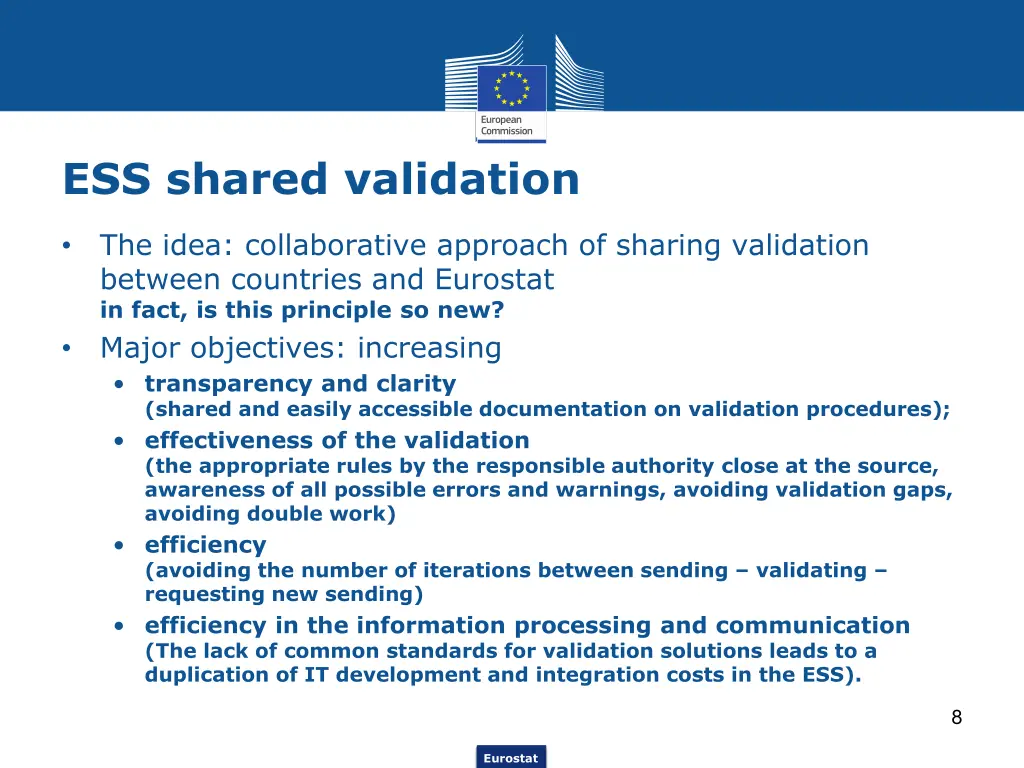 ess shared validation