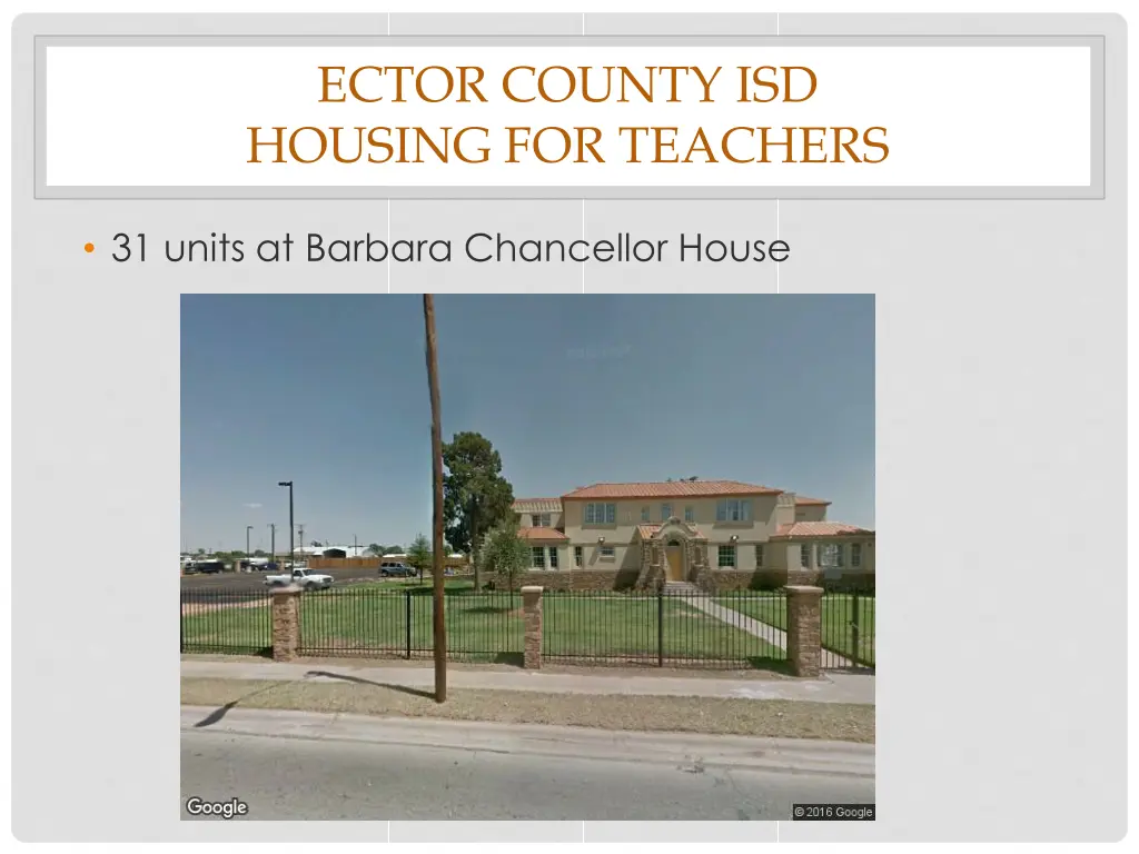 ector county isd housing for teachers