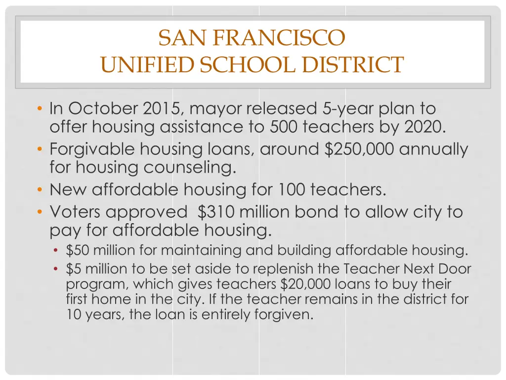 san francisco unified school district