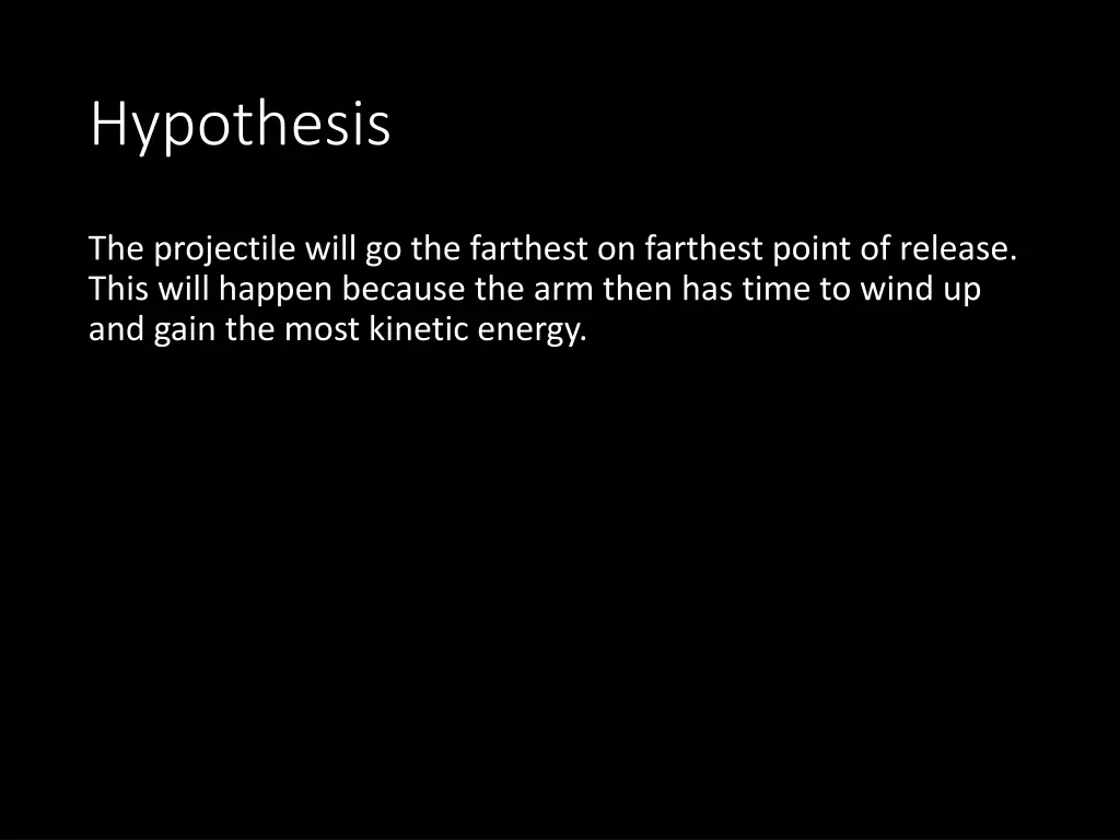 hypothesis