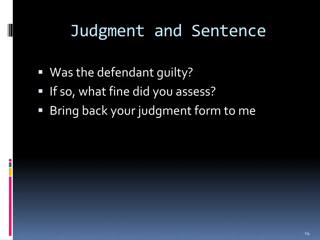 judgment and sentence