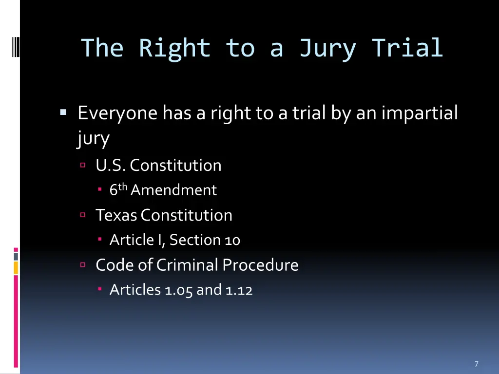 the right to a jury trial