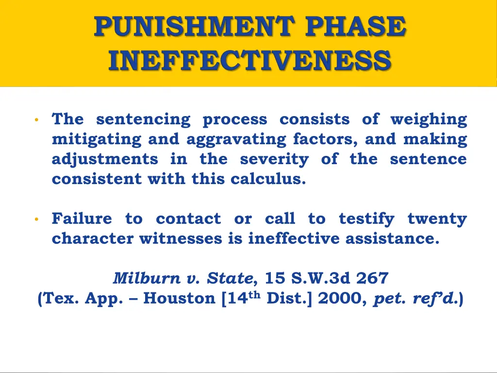 the sentencing process consists of weighing