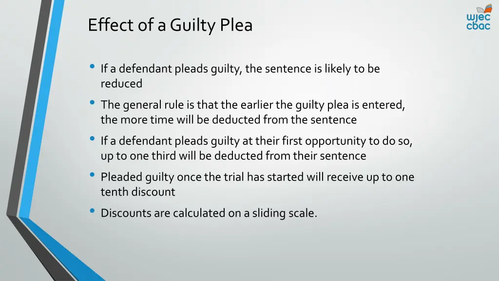 effect of a guilty plea