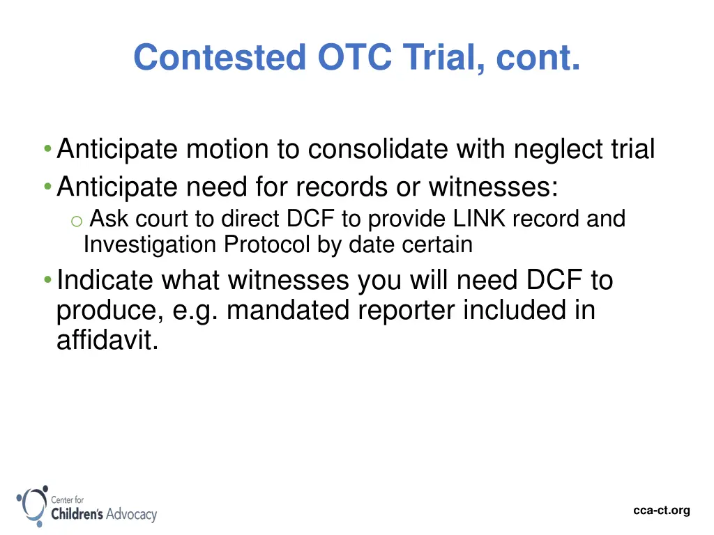 contested otc trial cont 1