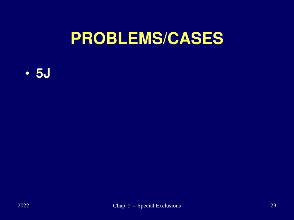 problems cases 1