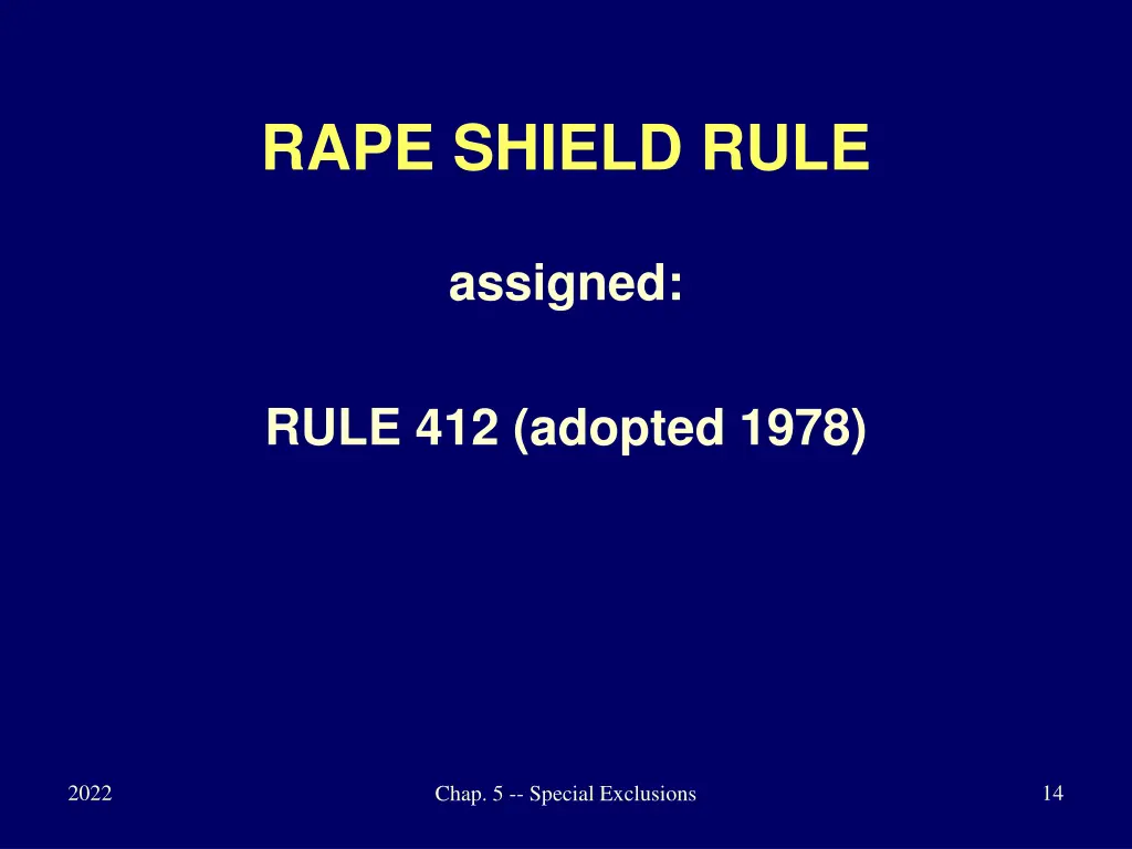 rape shield rule