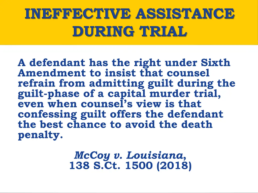 a defendant has the right under sixth amendment