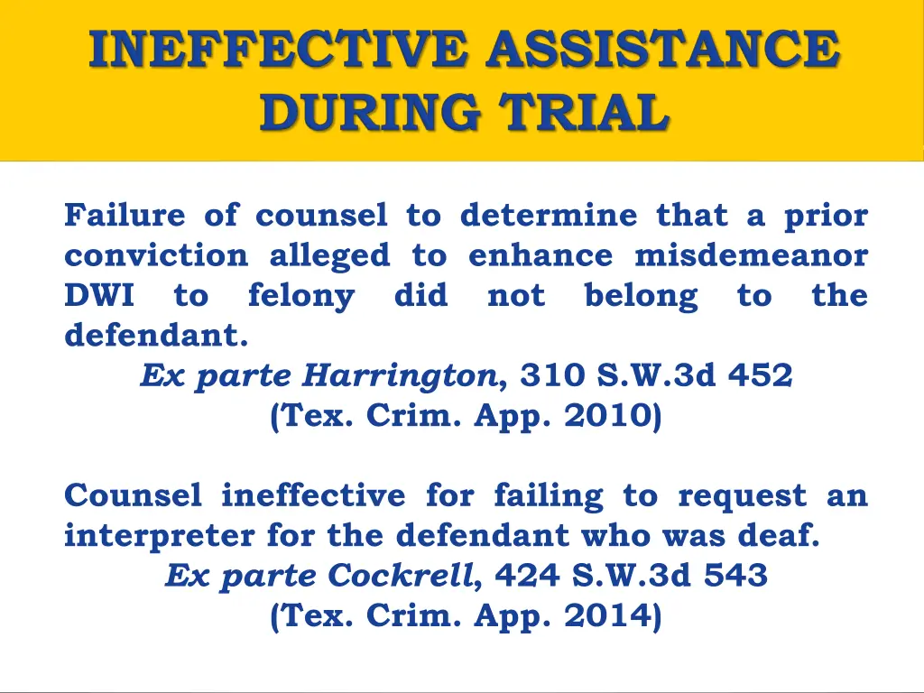 failure of counsel to determine that a prior