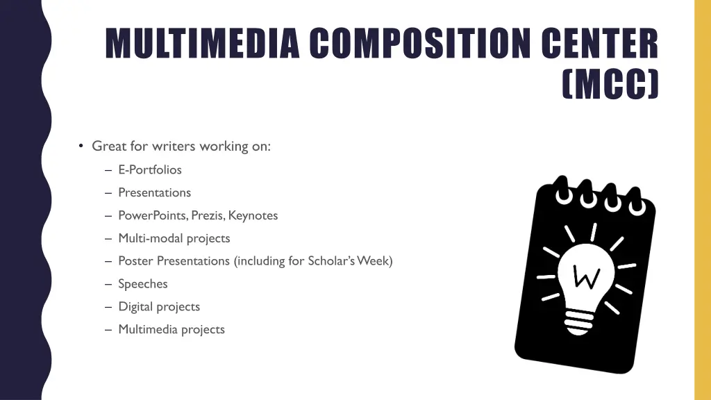 multimedia composition center