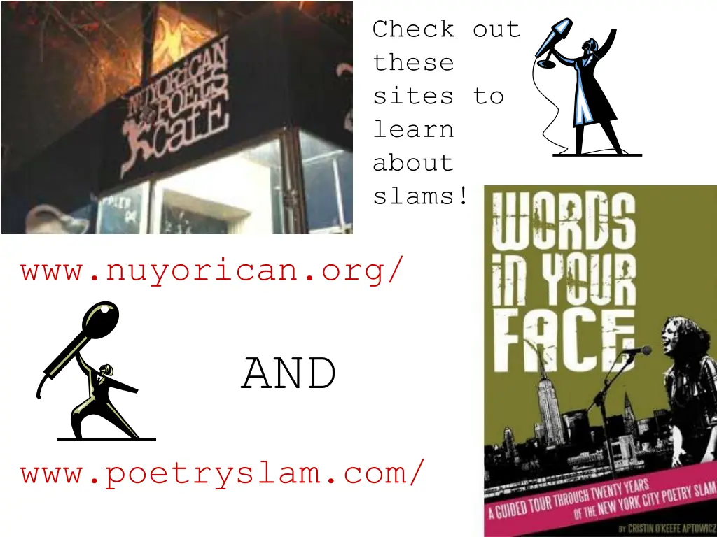 check out these sites to learn about slams