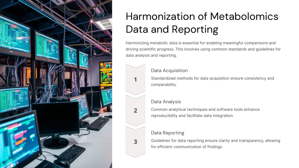 harmonization of metabolomics data and reporting