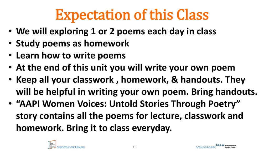 expectation of this class expectation of this