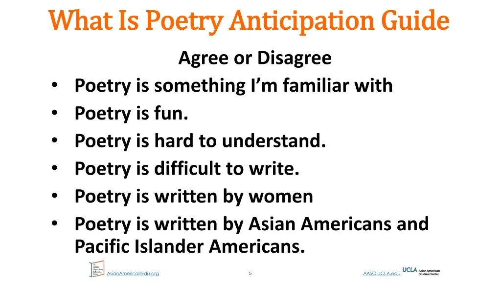 what is poetry anticipation guide what is poetry 1