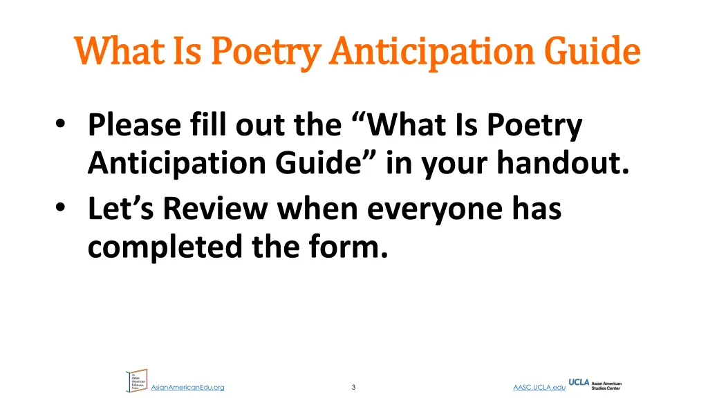 what is poetry anticipation guide what is poetry