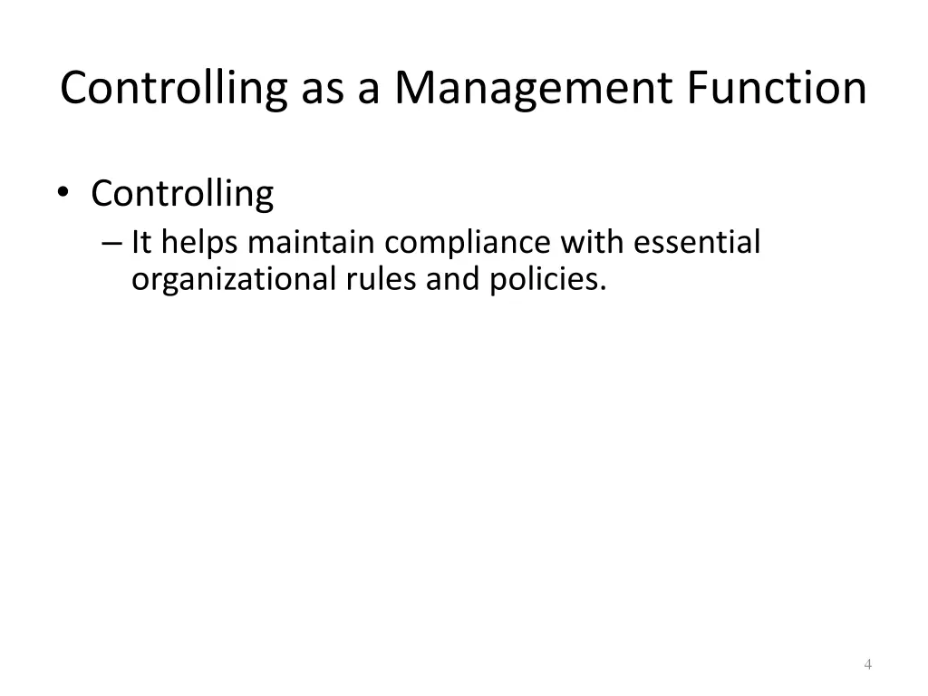 controlling as a management function 2