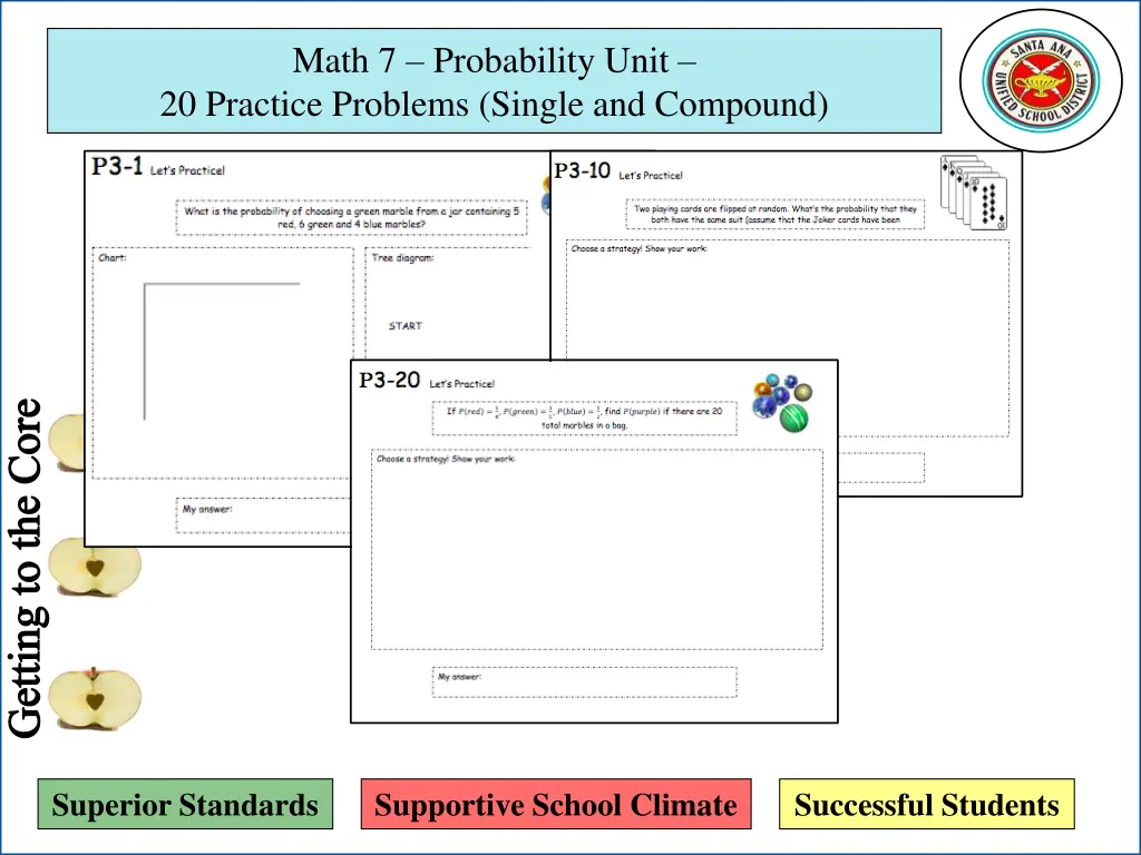 math 7 probability unit 20 practice problems