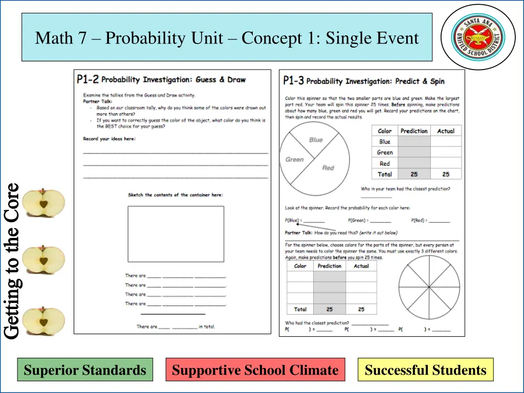 math 7 probability unit concept 1 single event