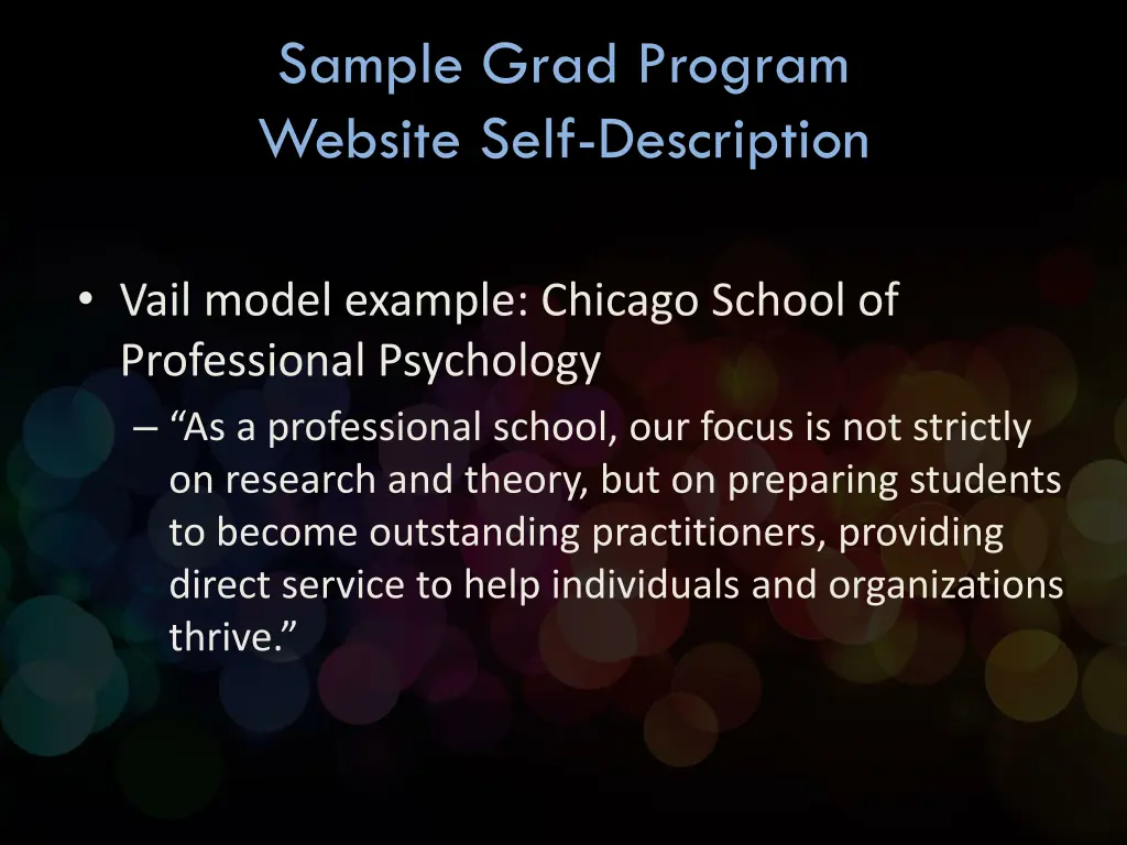 sample grad program website self description 1