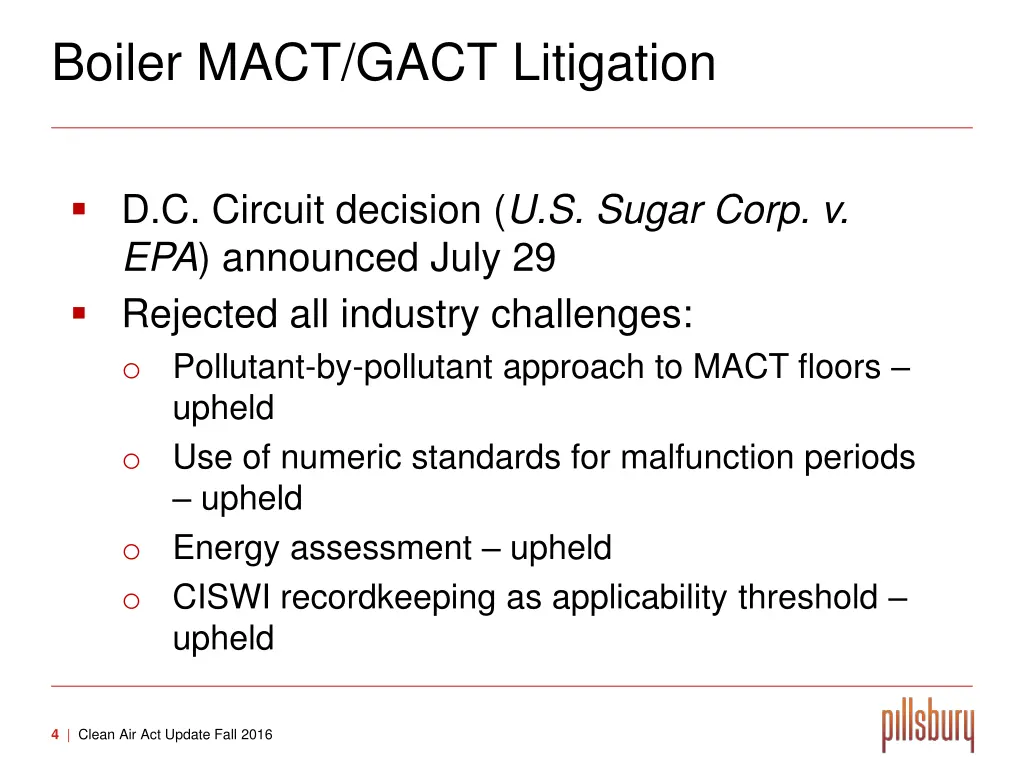 boiler mact gact litigation