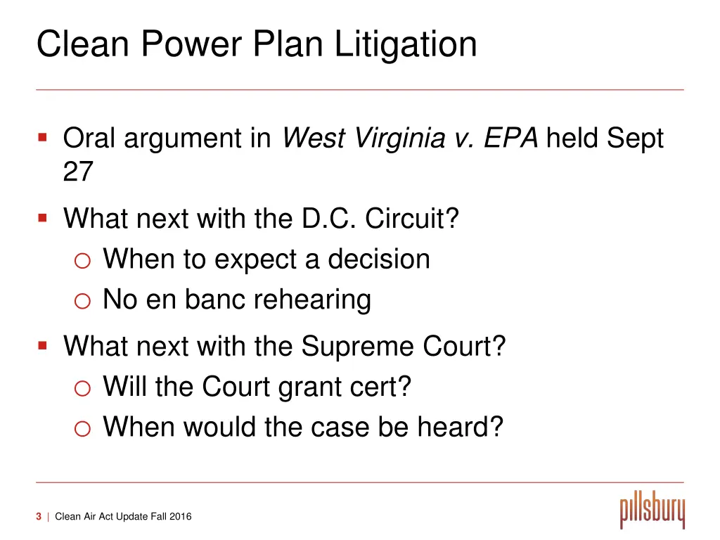 clean power plan litigation