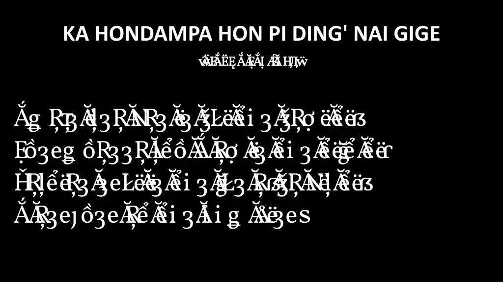 ka hondampa hon pi ding nai gige 2