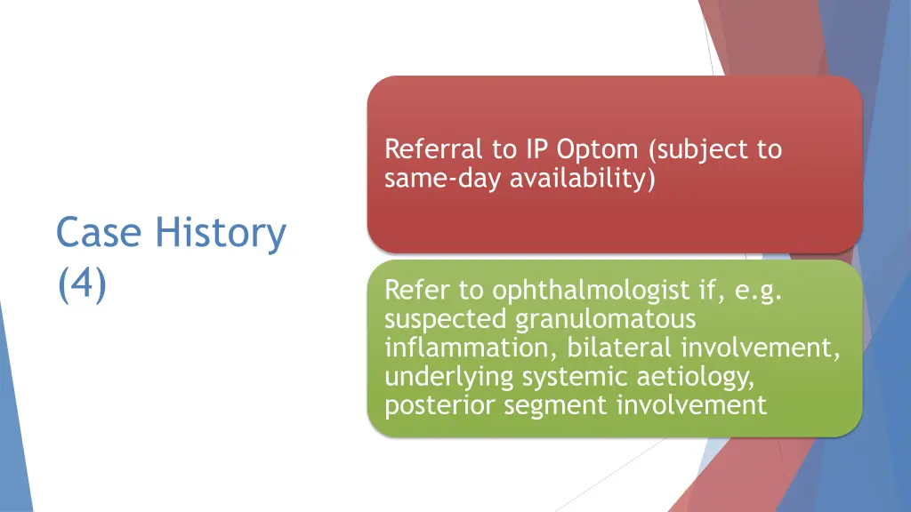 referral to ip optom subject to same