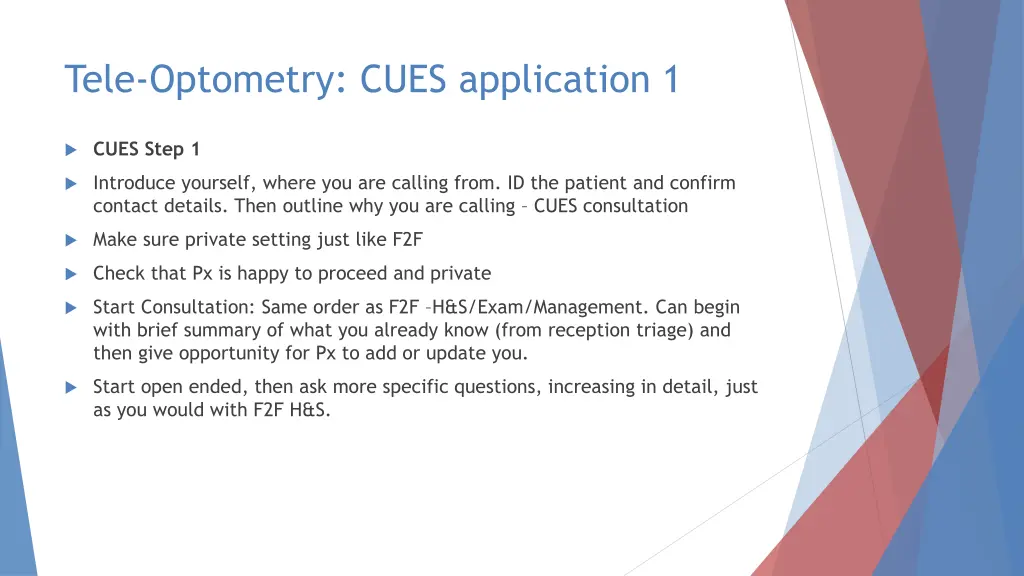 tele optometry cues application 1