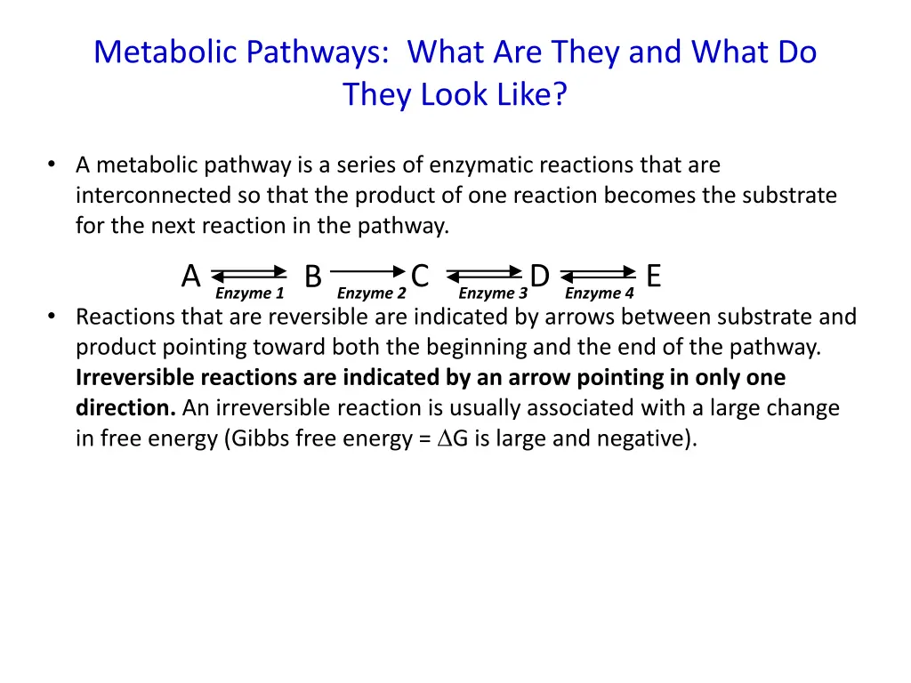 metabolic pathways what are they and what do they