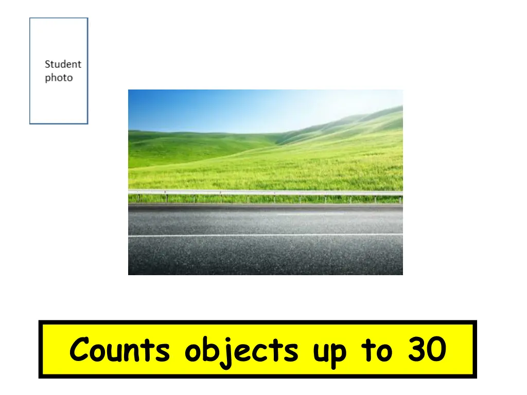 counts objects up to 30 1