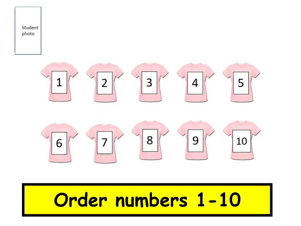 order numbers 1 10