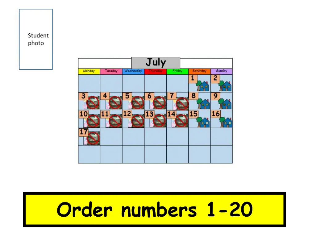 order numbers 1 20