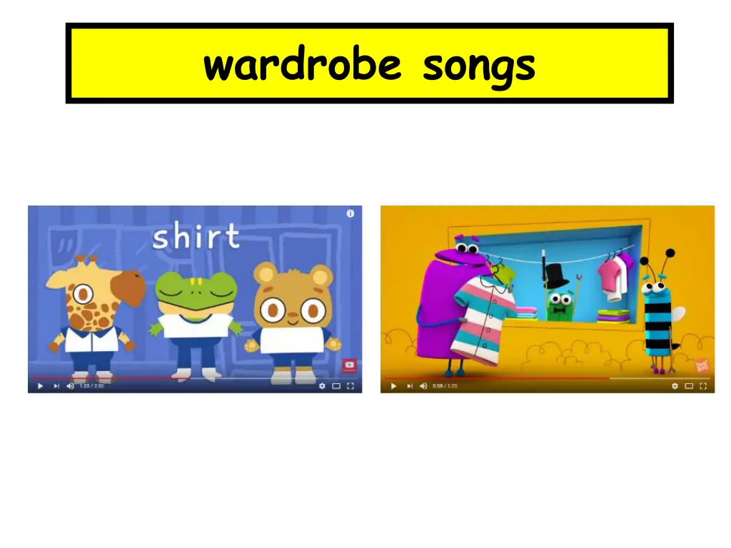 wardrobe songs 1