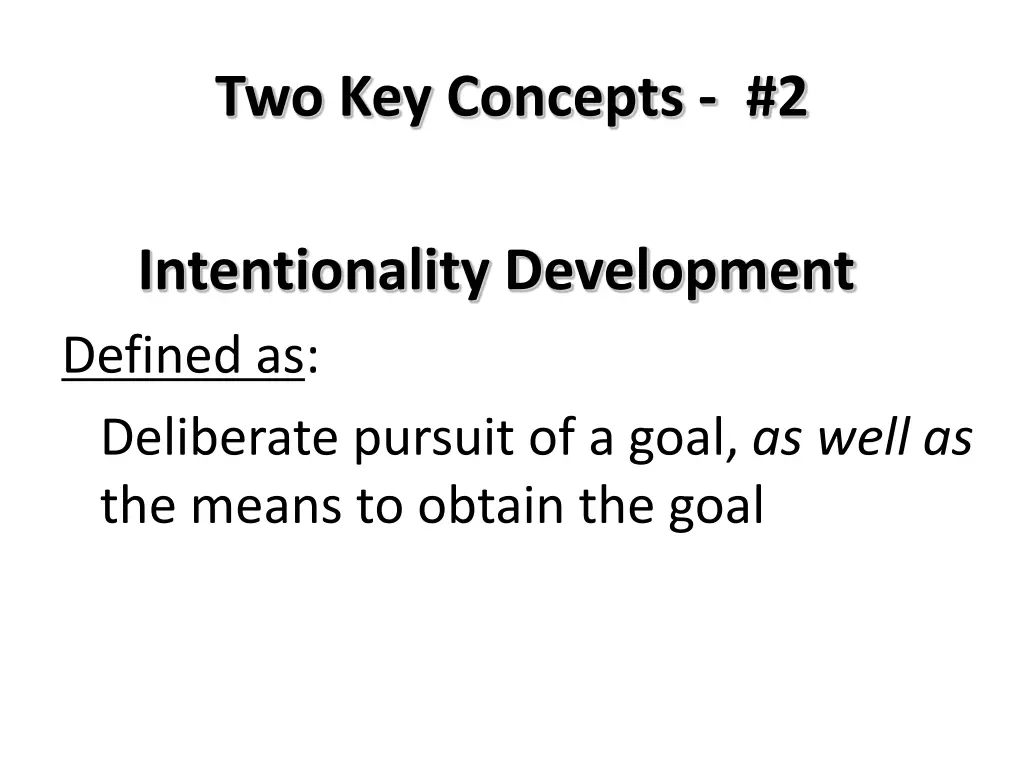 two key concepts 2