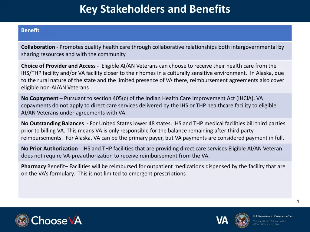 key stakeholders and benefits