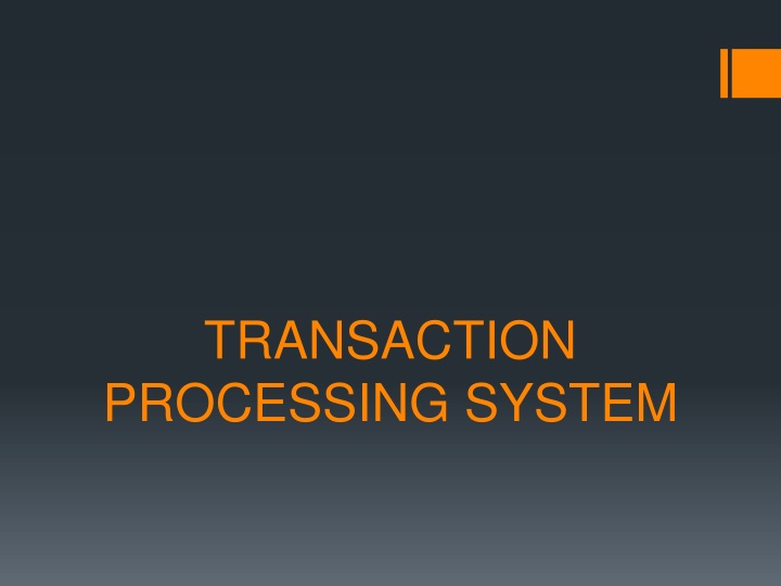 transaction processing system