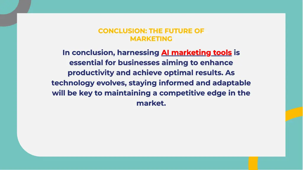 conclusion the future of marketing marketing