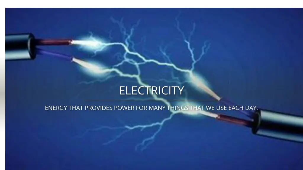 electricity