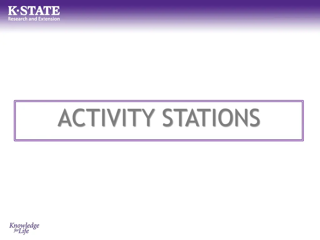 activity stations