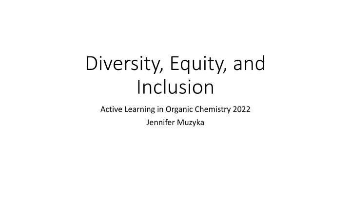 diversity equity and inclusion