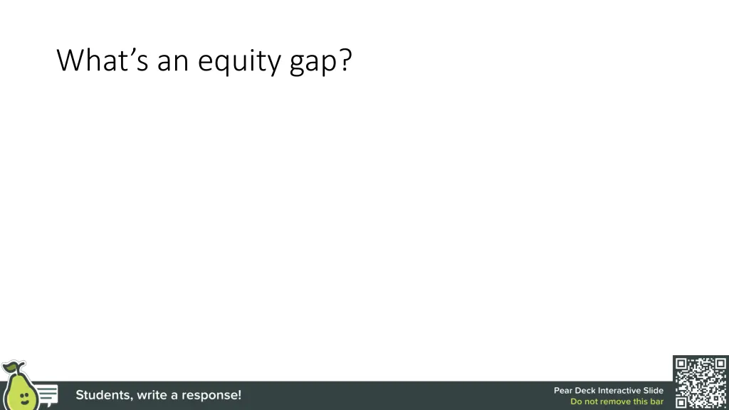 what s an equity gap