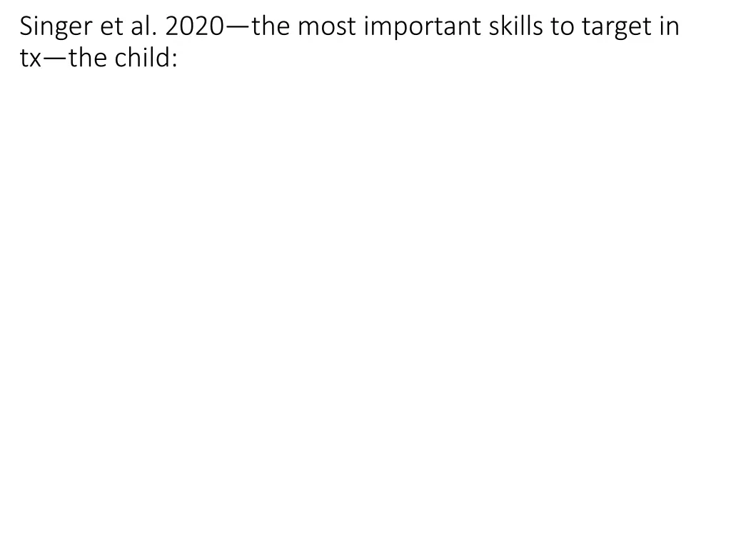 singer et al 2020 the most important skills