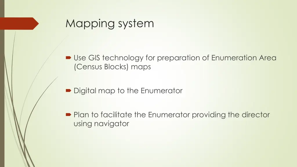 mapping system