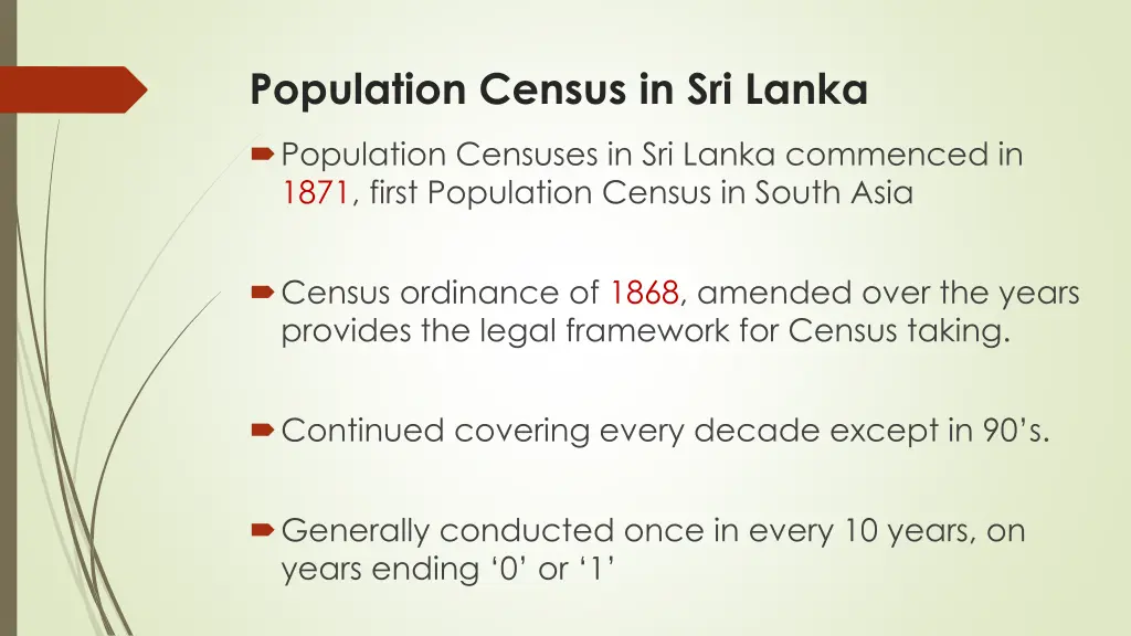 population census in sri lanka