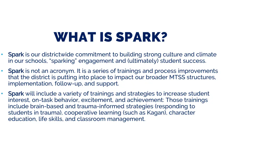 what is spark