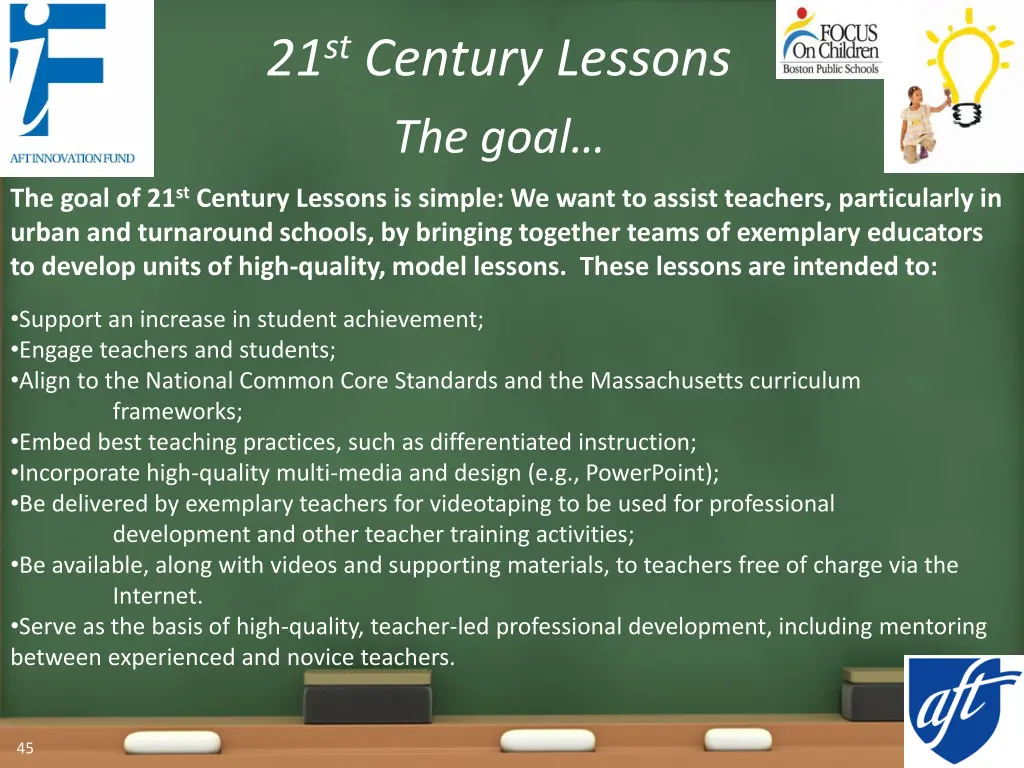 21 st century lessons the goal