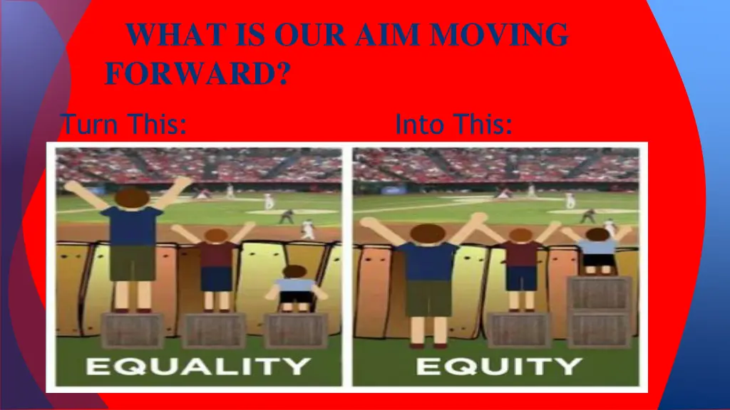 what is our aim moving forward