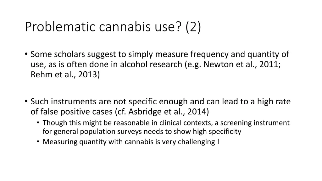 problematic cannabis use 2