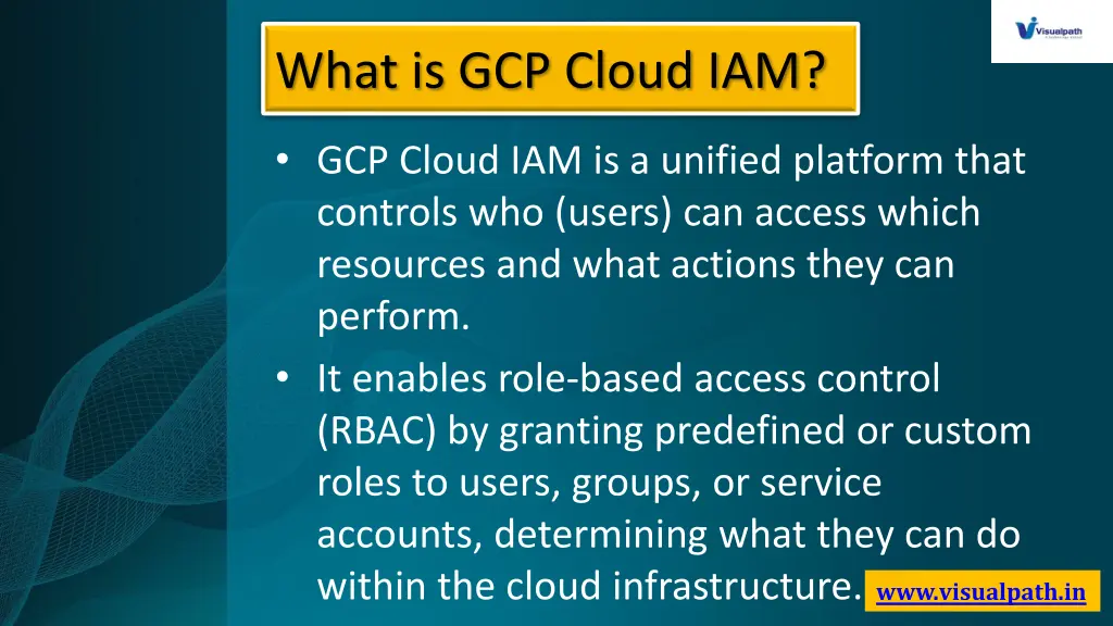 what is gcp cloud iam