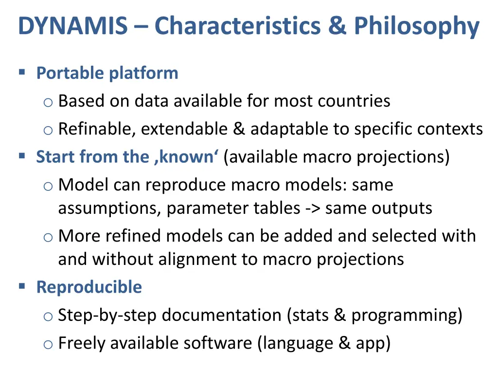 dynamis characteristics philosophy